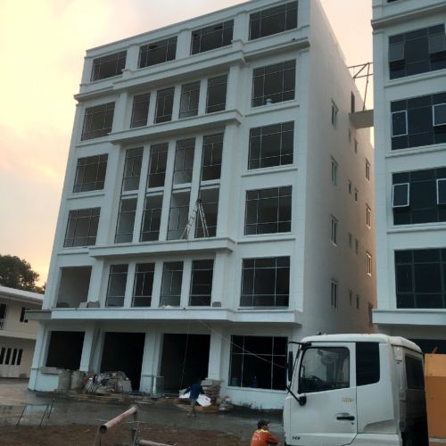 Thi công hai tòa nhà vp cho công ty xuất nhập khẩu Emico tại Phụng Châu, Chương Mỹ, Hà Nội