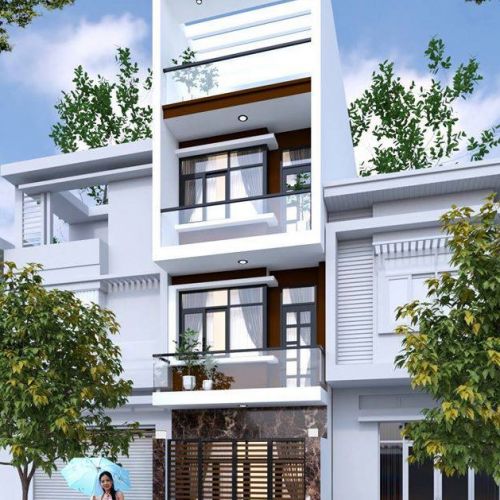Tổng hợp mẫu thiết kế nhà phố 3 tầng măt tiền đẹp, hiện đại